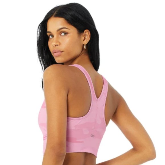 ALO Yoga Pink Sports Bra - Picture 2 of 7
